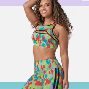 NWT Zumba Sports Bra and Capri Size S